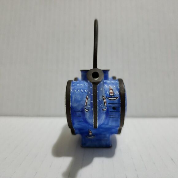 Empress Arts Miniature Metal Enamel Teapot Chair Guitar Table Balcony Ocean - Picture 4 of 9